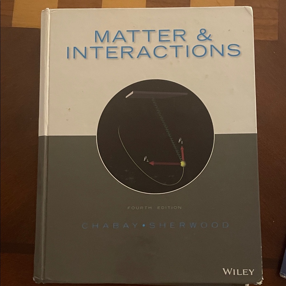 Matter & Interactions Textbook